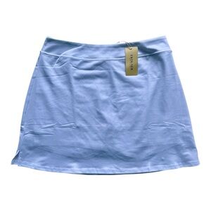 NWT Ekouaer | White Tennis Golf Pickleball Skort Sz Large